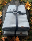 Herringbone Pet Blanket | Reversible Lambswool Sherpa & Faux Suede | Handmade Luxury Dog Throw | Sofa Protector UK