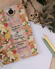 A5 Handmade Notebook with Spring Meadow Design