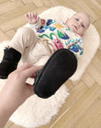 Black Baby Natural Sheepskin Boots