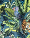 Bengal tiger Velvet cylinder lampshade, extra tall lampshade