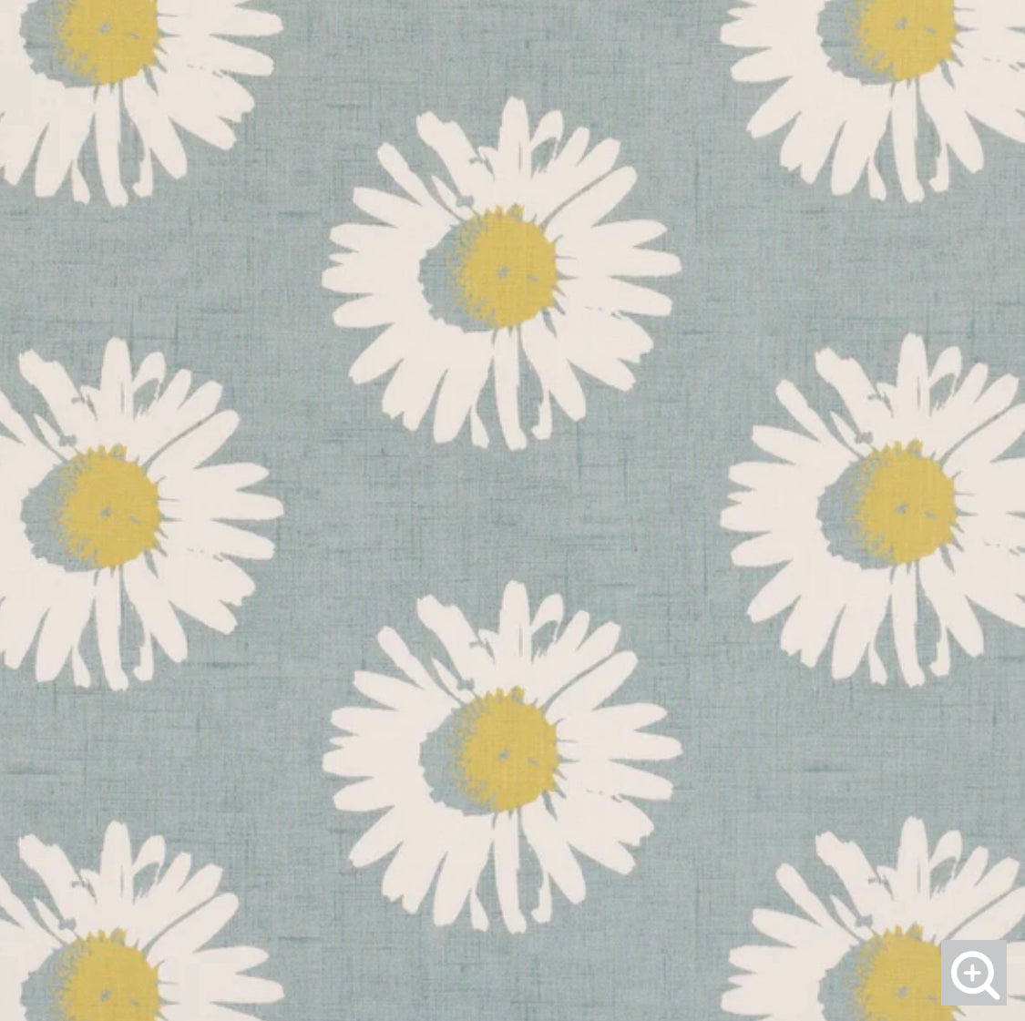 Daisy Pastel Blue Cotton Lampshade | Extra Tall Cylinder Ceiling Light Shade | Bespoke Handmade UK
