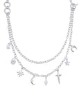 Lyra Artemis Celestial Charm Necklace