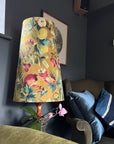 Fruta fig Velvet cone lampshade, extra tall lampshade, Gold