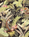 Leopard palm trees Velvet cone lampshade, extra tall lampshade