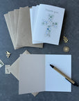 Christening, Baptism or Christian Celebration Thank You Note Card Set