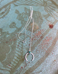 Share Luck - Lucky Horseshoe Charm Necklace - Turquoise