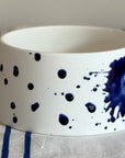 The Dog's Pollox Cobalt Splatter Bowl
