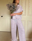 Milly Pink Muslin Pyjamas