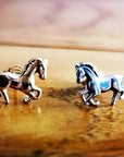Silver Steed Small Silver Horse Stud Earrings 2