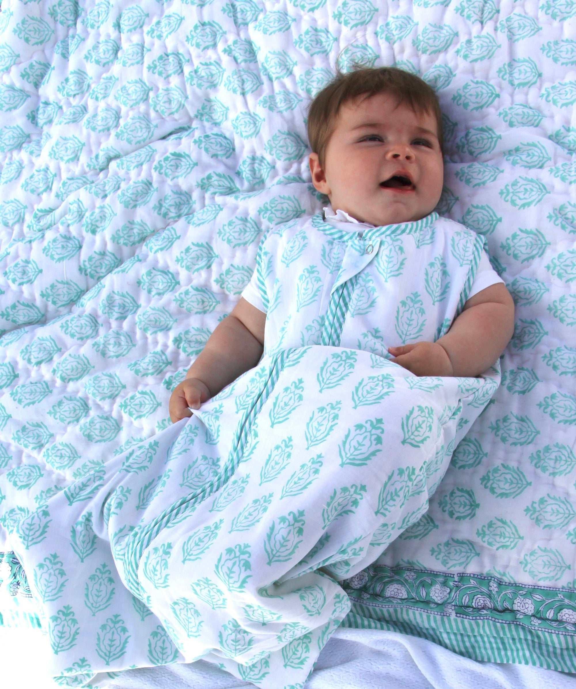 0.5 Tog Sleeping Bag - Turquoise Sea