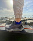 Bamboo Trainer Socks - Cool Sea Blue - 5 Pack