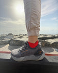 Bamboo Trainer Socks - Sports Car Red - 5 Pack