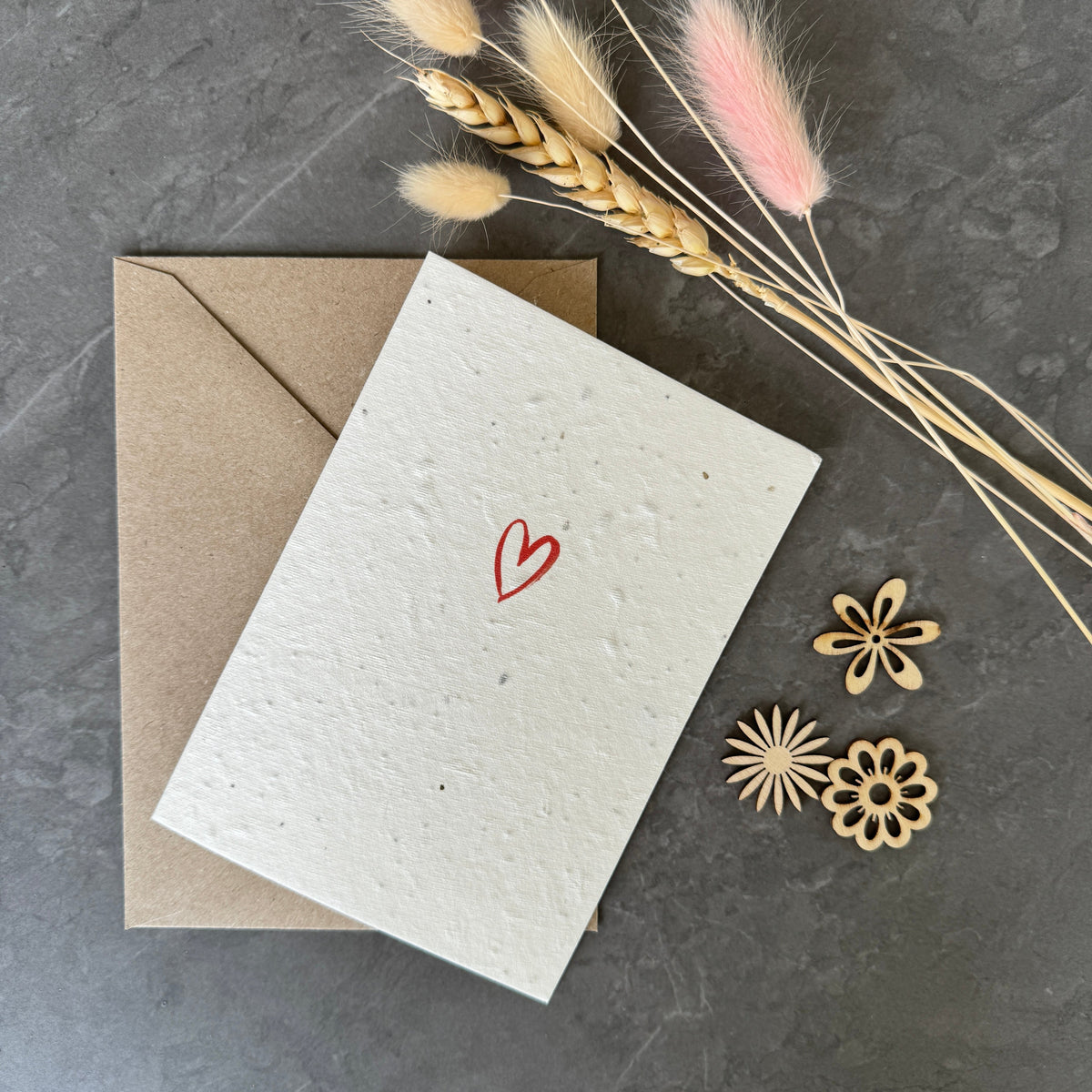 Plantable Love Heart Card