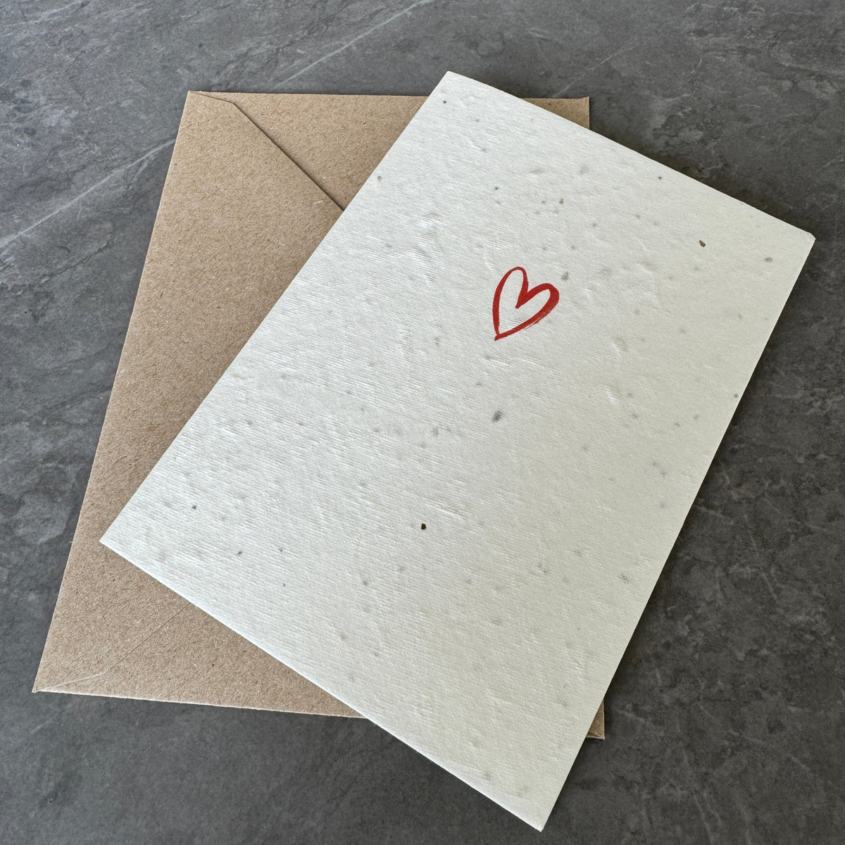 Plantable Love Heart Card
