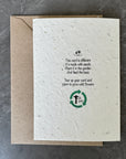 Plantable Love Heart Card