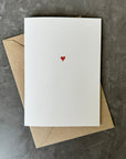 Tiny Love Heart Greeting Card