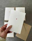 Tiny Love Heart Note Cards