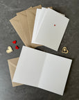 Tiny Love Heart Note Cards