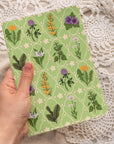 A5 Handmade Notebook with Spring Foraging Design
