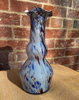 Murano tall glass vase