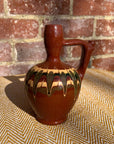 Hand painted, Bulgarian folk pitcher