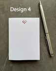 Tiny Love Heart Note Pads