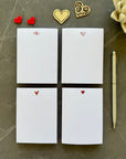 Tiny Love Heart Note Pads