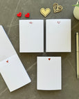 Tiny Love Heart Note Pads