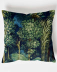 Forbidden forest velvet throw cushion