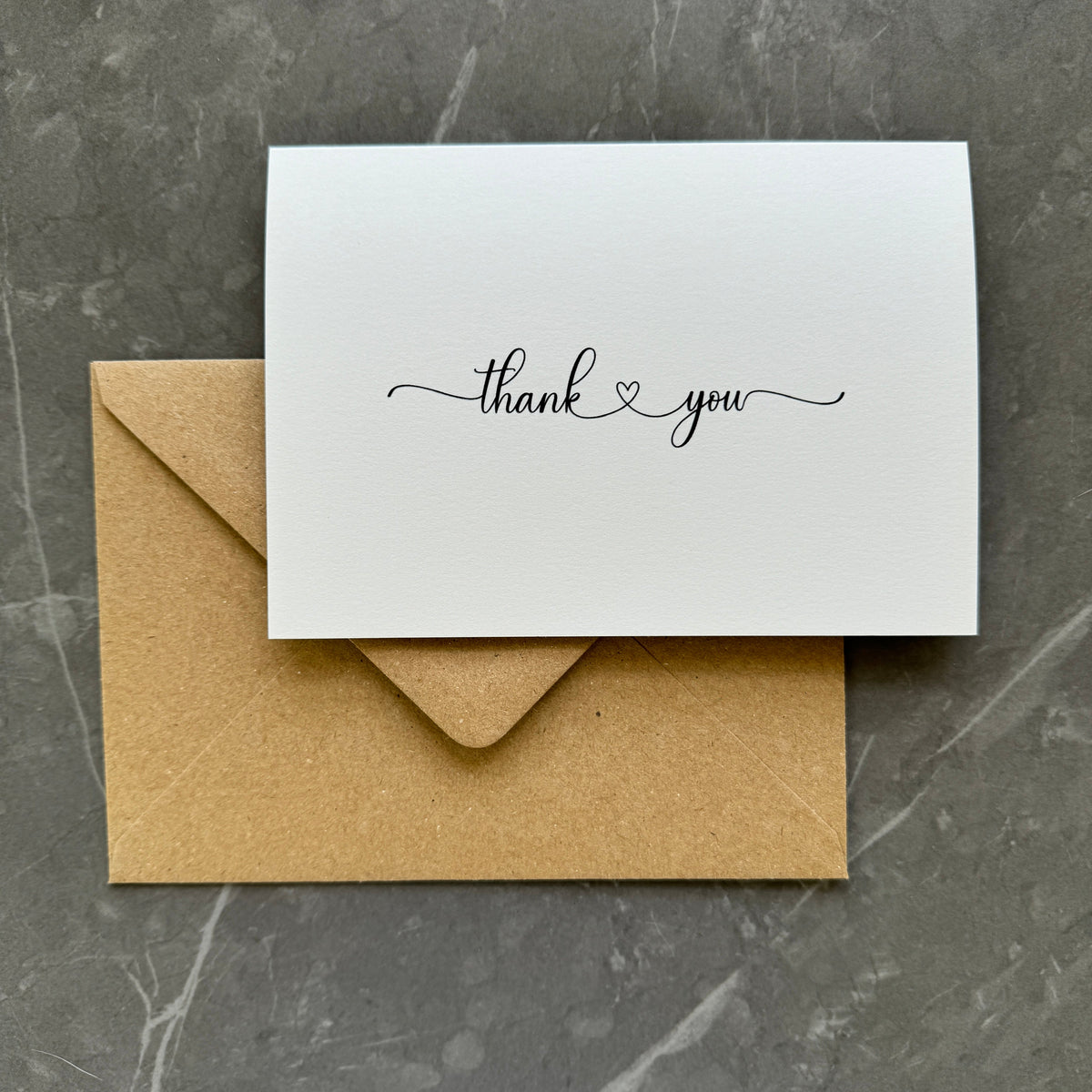 Minimalist Thank You Note Cards