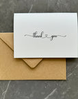 Minimalist Thank You Note Cards