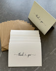 Minimalist Thank You Note Cards