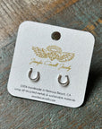 Lucky Horseshoe Stud Earrings - Extra Small - Kids Sizing