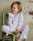 Marnie Pink & Green Kids Muslin Pyjamas