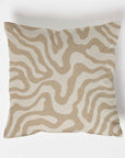 Ecru wiggle throw cushion, scatter cushions