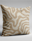 Ecru wiggle throw cushion, scatter cushions