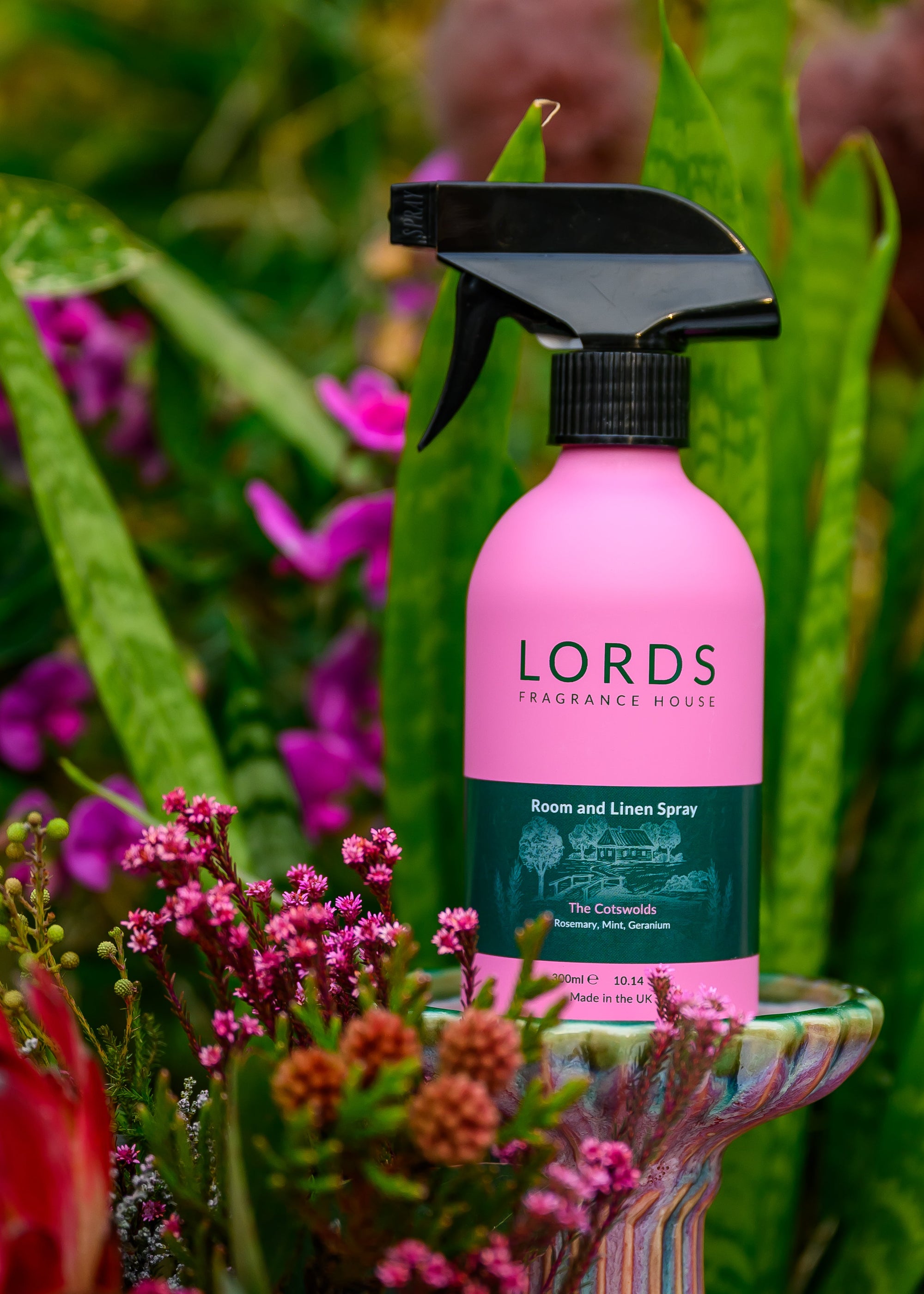 Room &amp; Linen Spray Pink Aluminium