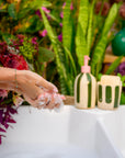 Ceramic Soap Holder & 1 Litre Refill Set