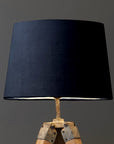 Black Velvet Lampshade | French Drum Ceiling Light Shade | Bespoke Handmade Empire Lampshade