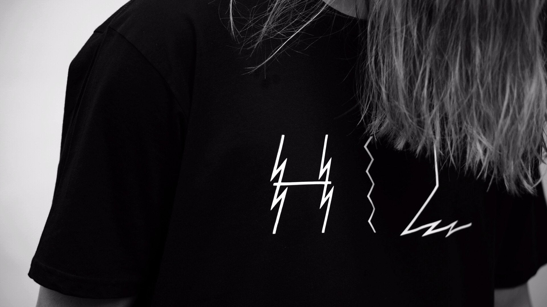Limited edition Helsinki handprinted premium black tee, 100% organic cotton, extra large size, luxury unisex design by WWOOLLFF CO. at brixbailey.com