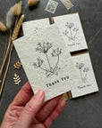 Small Plantable Thank You Cards