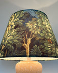 Forbidden Forest Velvet Steep Empire Lampshade | Handmade Ceiling Light Shade | UK