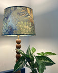 Forbidden Forest Velvet Lampshade | French Drum Ceiling Light Shade | Bespoke Handmade Empire Lampshade
