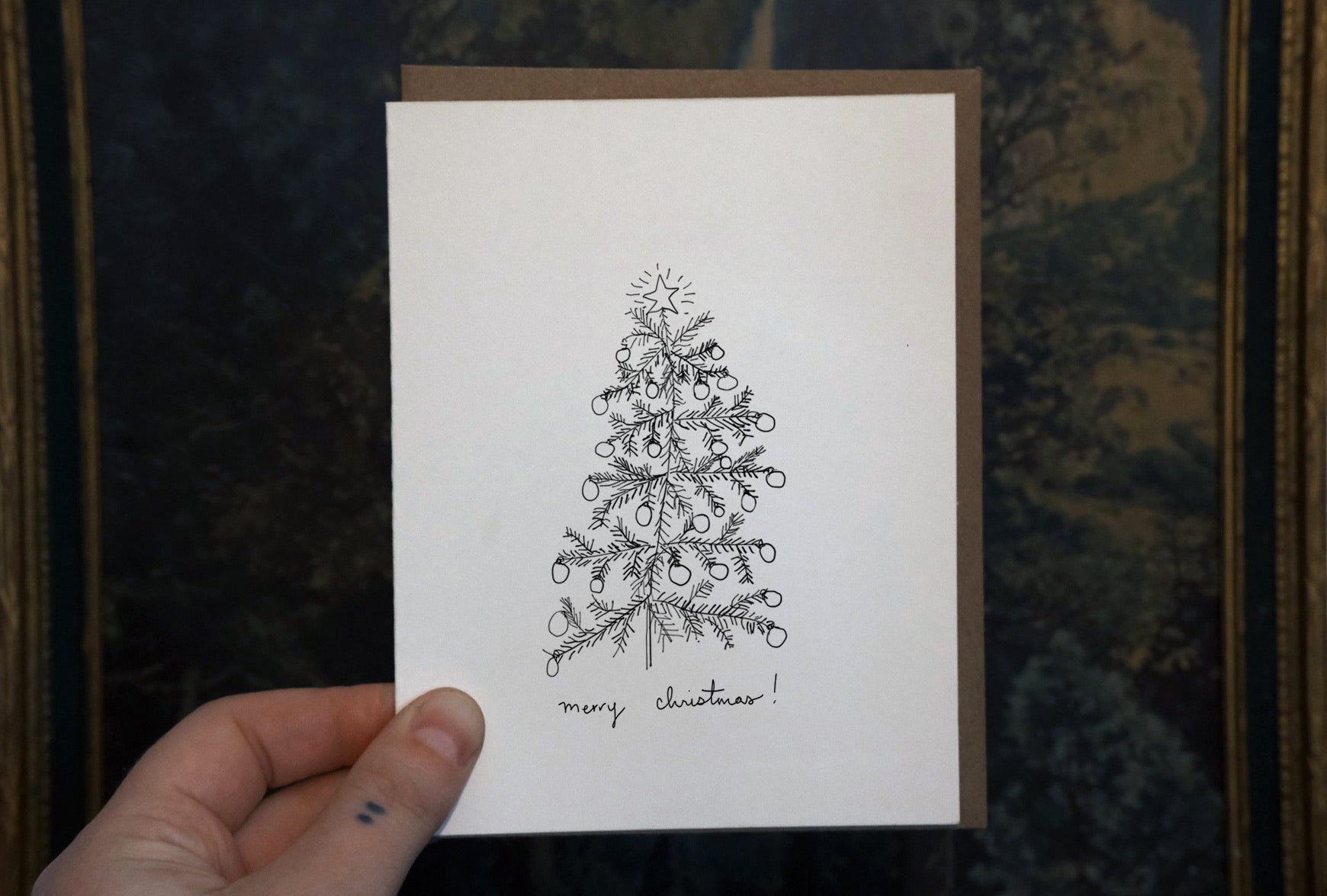 Christmas Tree Greeting Card-0