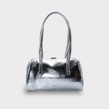 Genuine Recycled Leather Bag - 19cm Tall, 32cm Length, 27cm Handle Drop - Eco-Friendly & Durable by Sook Stainable at brixbailey.com