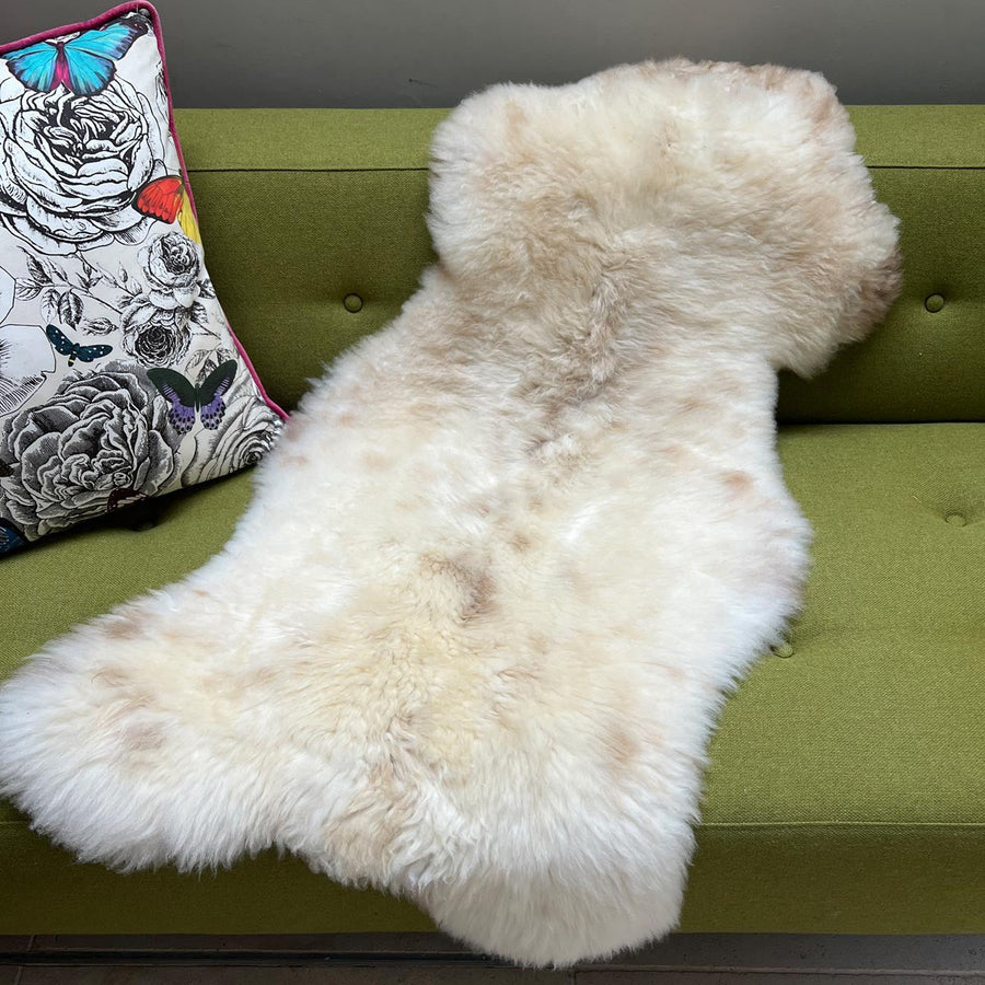 Rare Breed Champagne Mix Sheepskin Rug 100% Natural Free-range