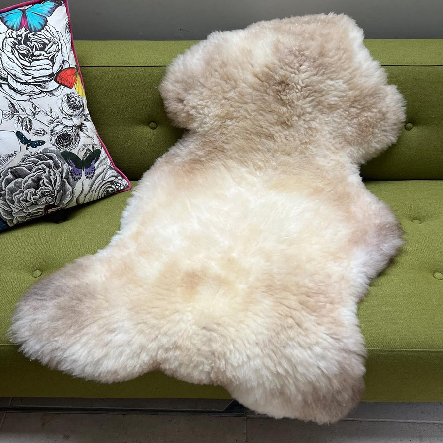 Rare Breed Champagne Mix Sheepskin Rug 100% Natural Free-range