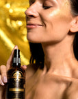 Shimmering Bronzing Body Oil – SPF 20 with Organic Oils by HOIA at www.brixbailey.com