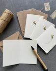 Small note cards with bee design