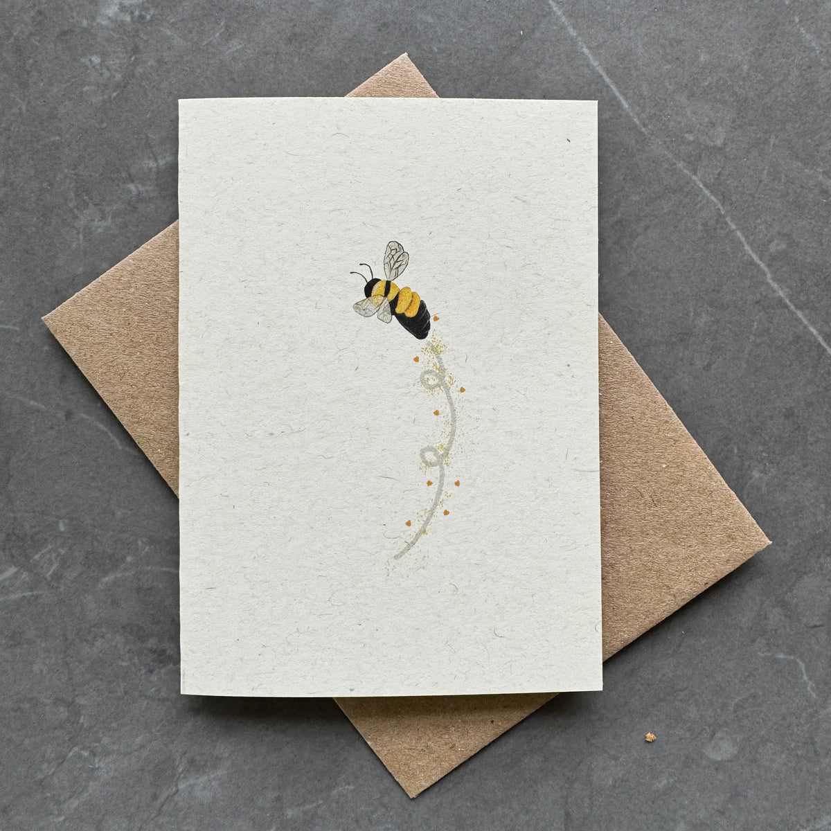 Small note cards with bee design